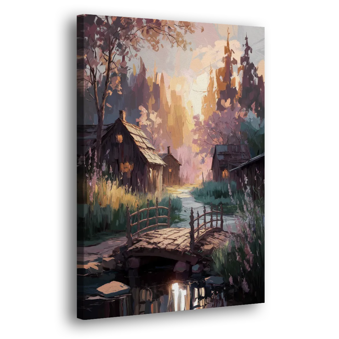 New Hope Rustic Charm - Canvas Print Art Sides