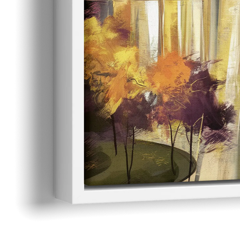 Irving Scenic Views - Close-Up White Frame Canvas