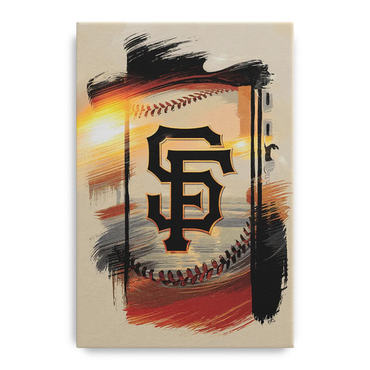 San Francisco Giants Logo Design - Canvas Wall Art
