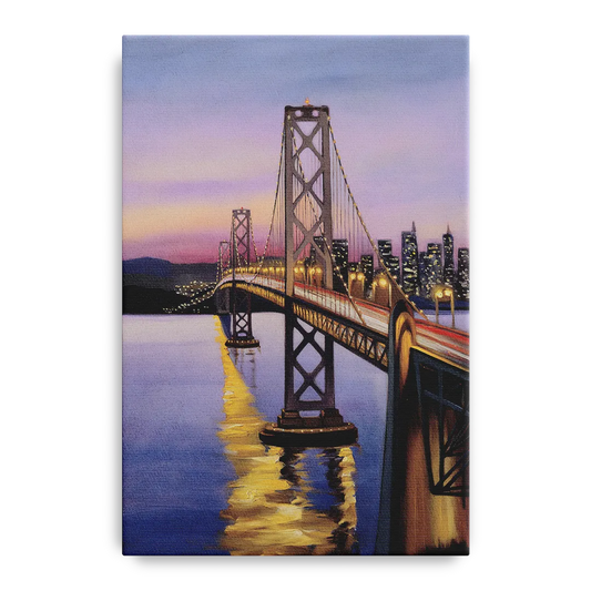 Oakland Bay Bridge View - Canvas Wall Art