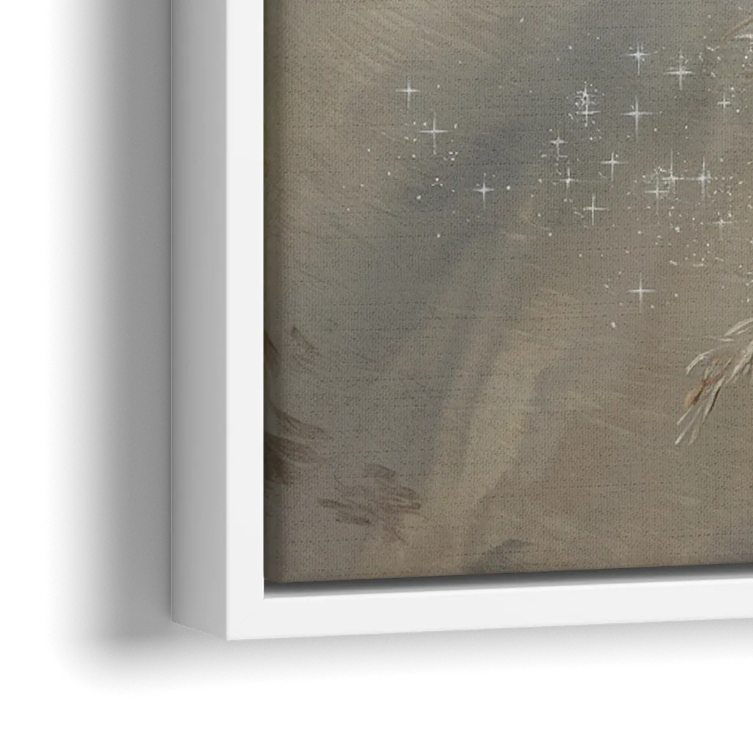 Salem Coastal Charm - Close-Up White Frame Canvas