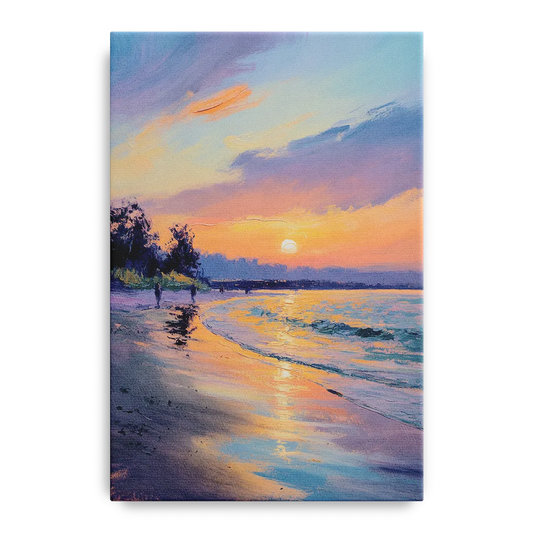 English Bay Sunset - Canvas Wall Art