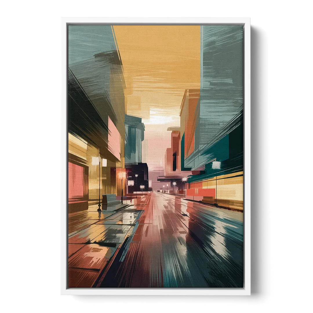 Chandler Scenic Landscape - White Frame Canvas