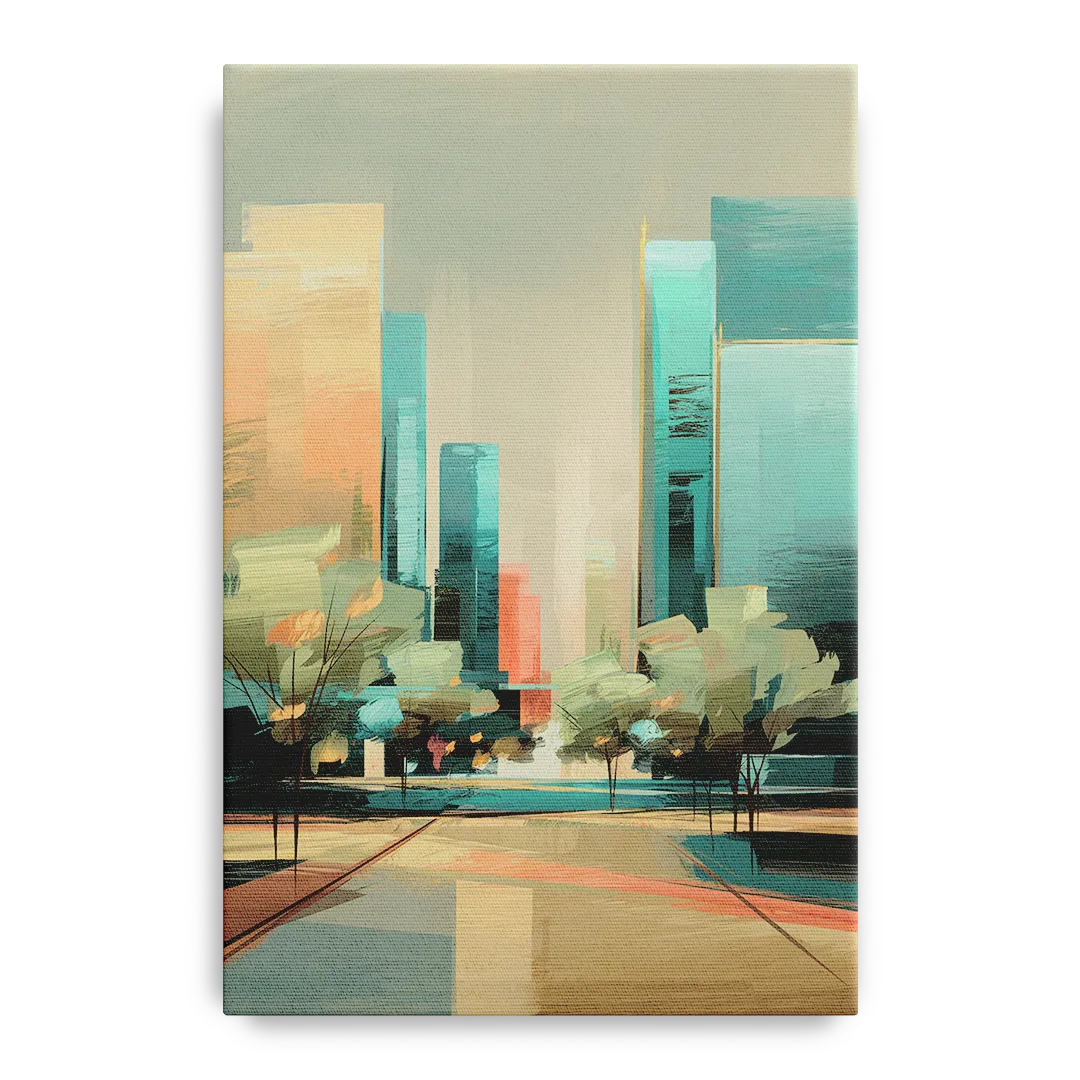 Dallas Arts District - Canvas Wall Art