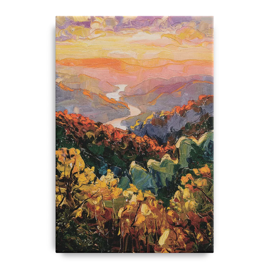 Gatlinburg Scenic Smoky Mountains - Canvas Wall Art