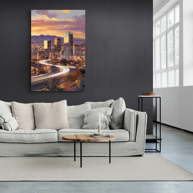 Henderson Skyline Views - Canvas Wall Art Living Room