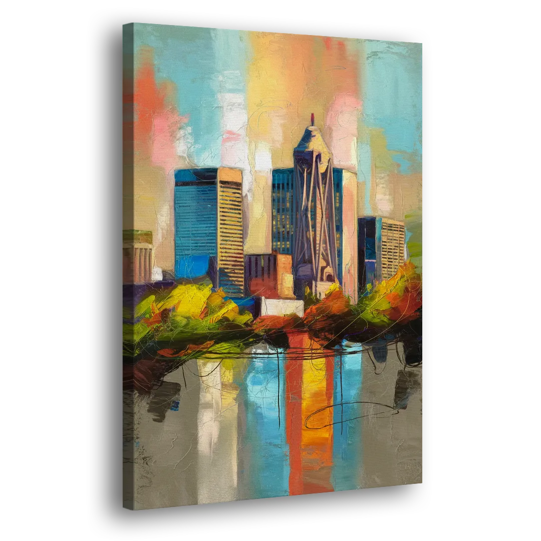 Birmingham Alabama Magic City - Canvas Print Art Sides