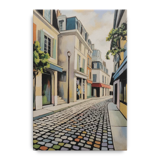 Place Royale Cobblestones - Canvas Wall Art