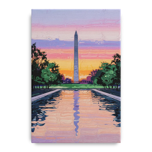Washington Monument View - Canvas Wall Art