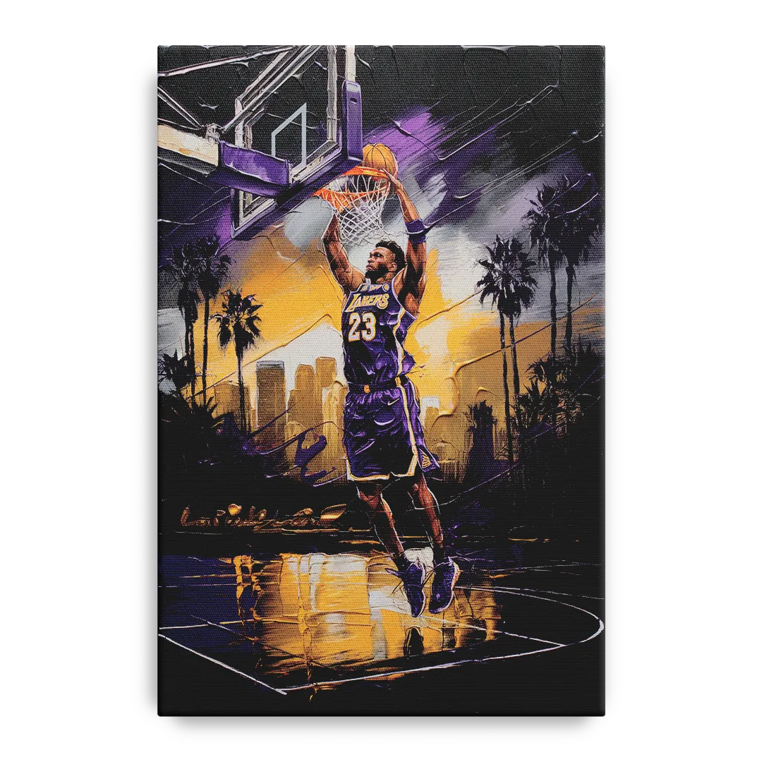 Los Angeles Lakers Legacy - Canvas Wall Art