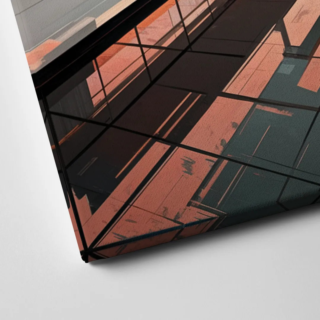 Plano Modern Architecture Canvas Close Up