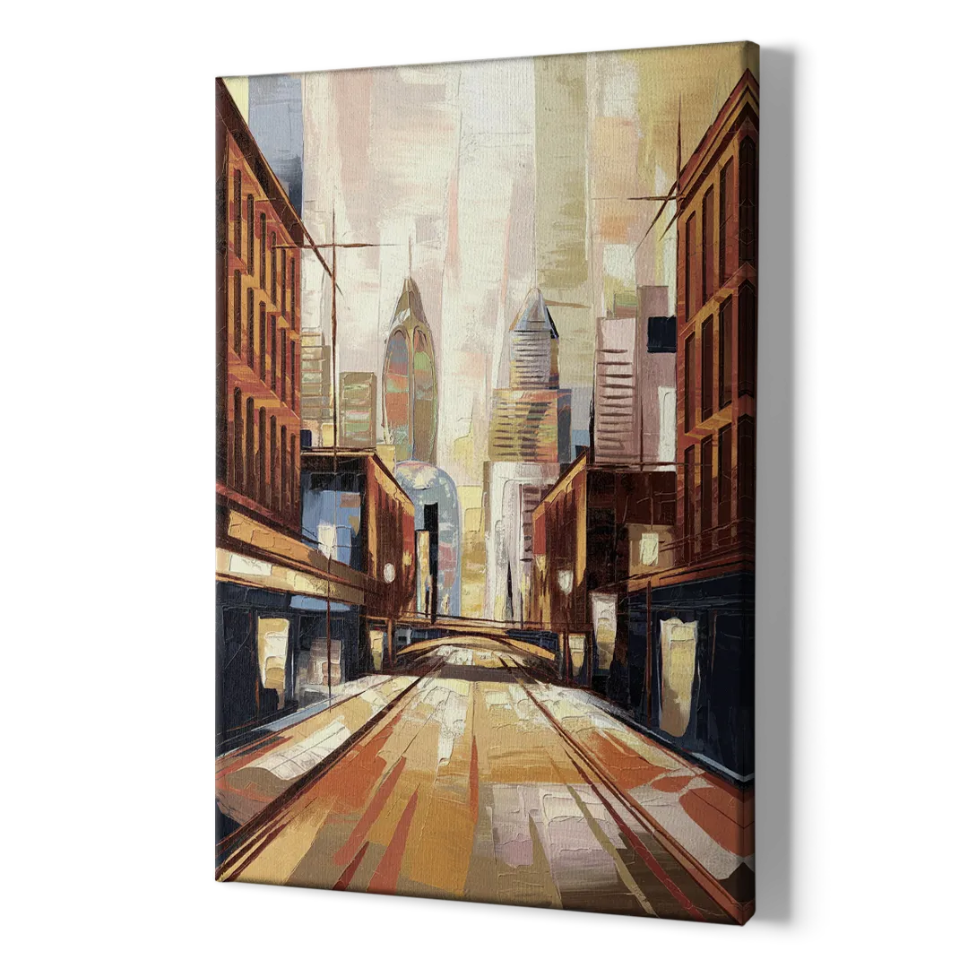 Philadelphia Market Street - Canvas Print Art Sides
