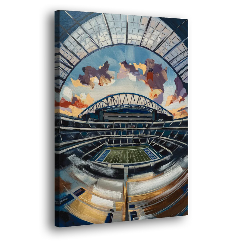 Dallas Cowboys Stadium - Canvas Print Art Sides