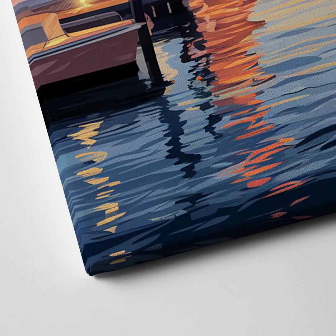Norfolk Historic Downtown Canvas Close Up