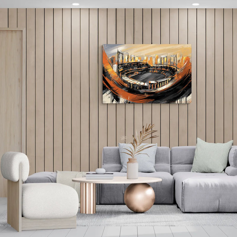 Baltimore Orioles Team Spirit - Canvas Wall Art Living Room