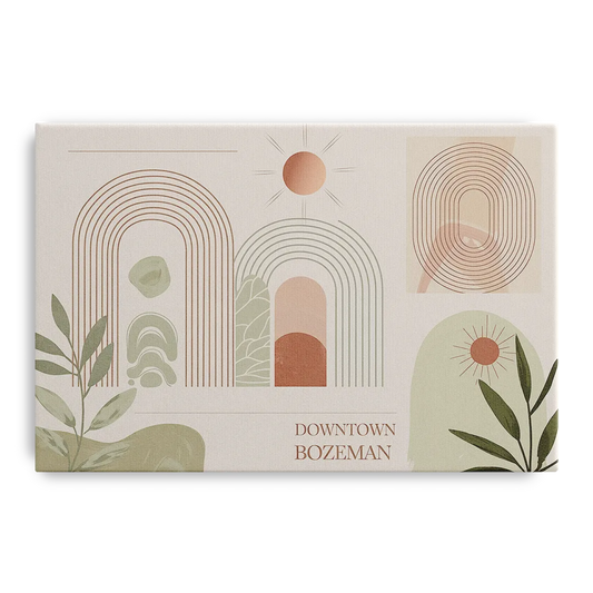 Bozeman Downtown Charm - Canvas Wall Art