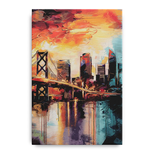 Jacksonville Wall Street Vibes - Canvas Wall Art