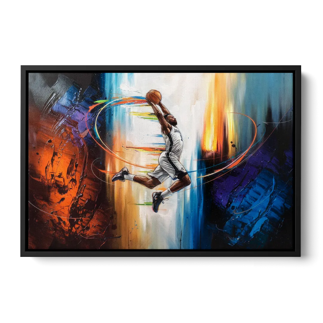 Fort Wayne Basketball Pride - Black Frame Canvas