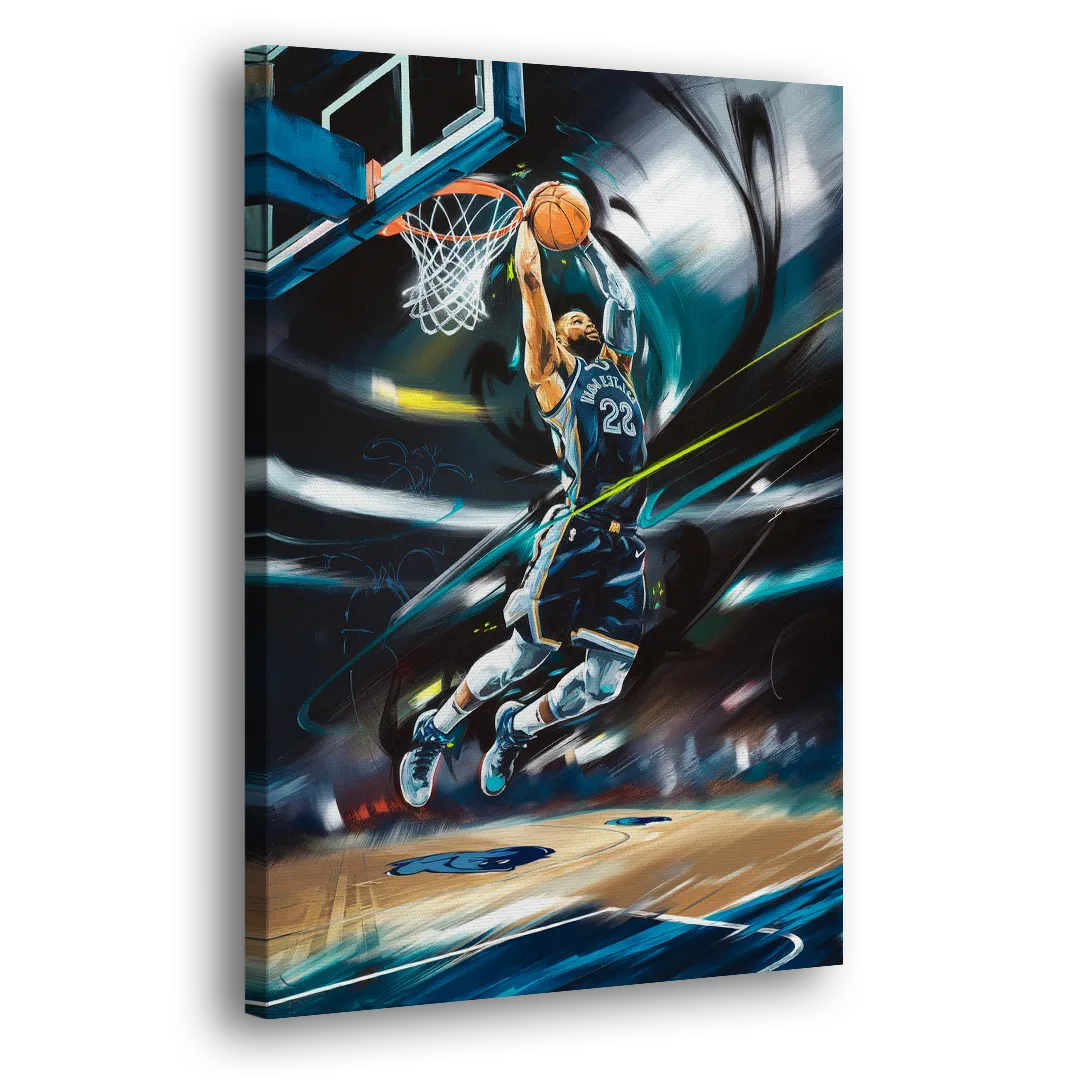 Memphis Grizzlies Spirit - Canvas Print Art Sides