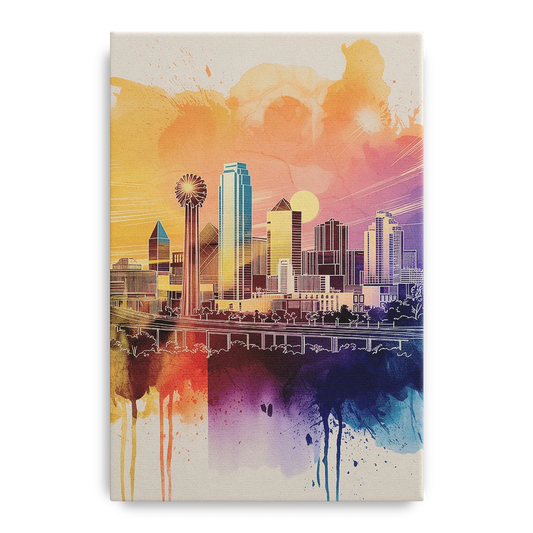 Dallas Texas Pride - Canvas Wall Art