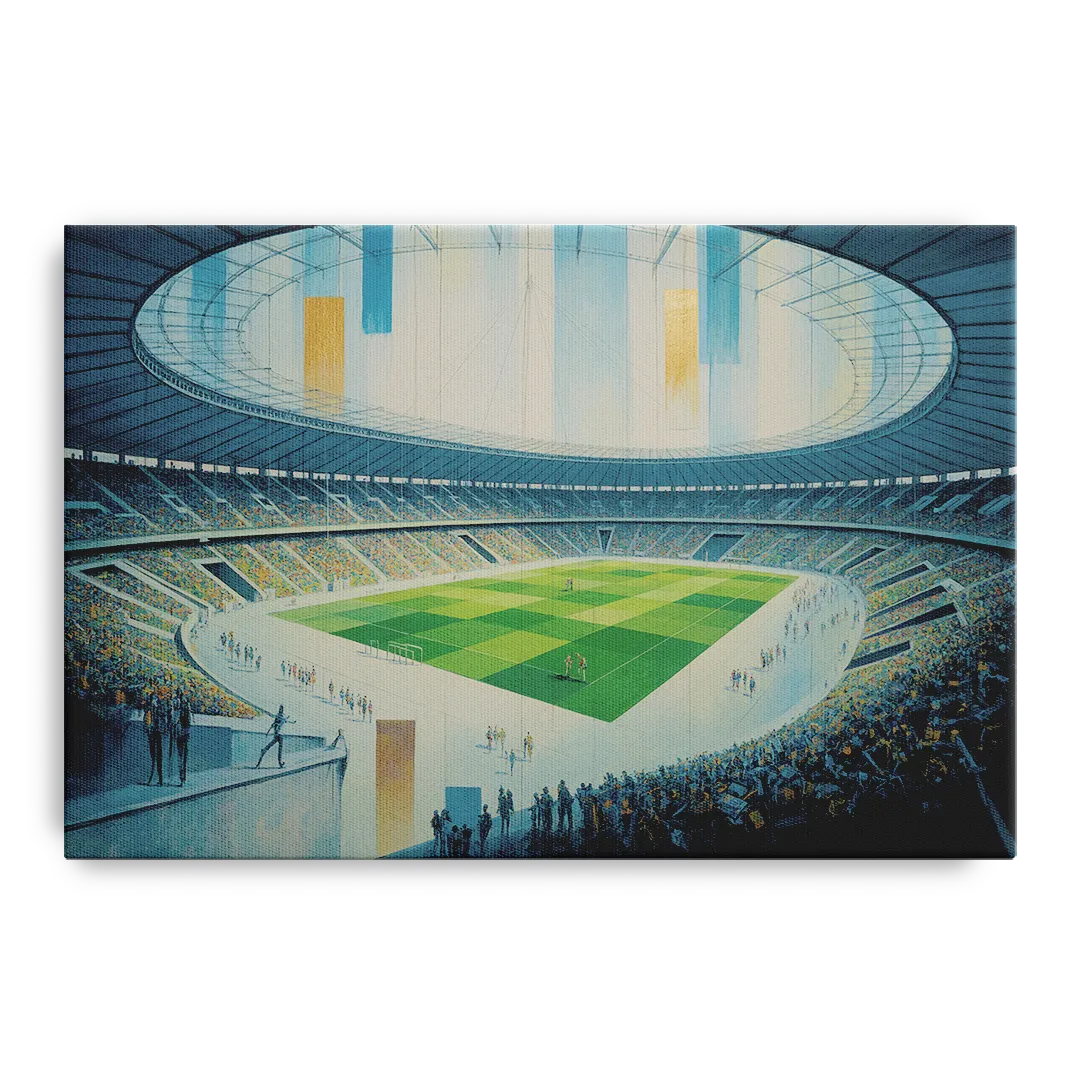 Olympic Stadium Panorama - Canvas Wall Art