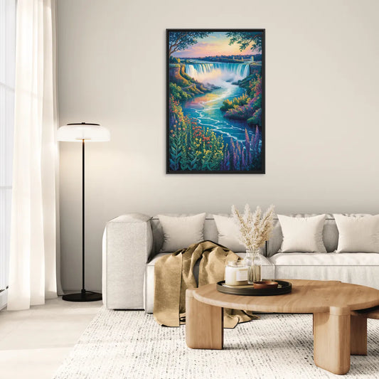Niagara Botanical Gardens - Living Room Black Frame Canvas