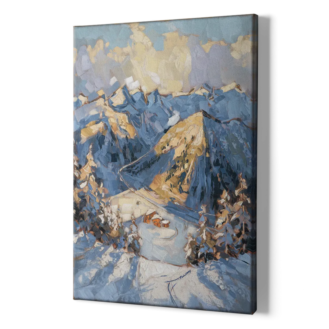 Park City Mountain Views - Canvas Print Art Sides