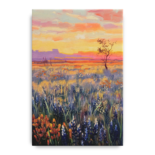 Lubbock West Texas Horizon - Canvas Wall Art