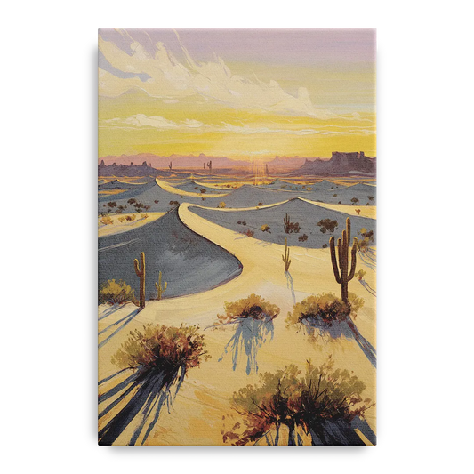 Bisbee Desert Sunrise - Canvas Wall Art