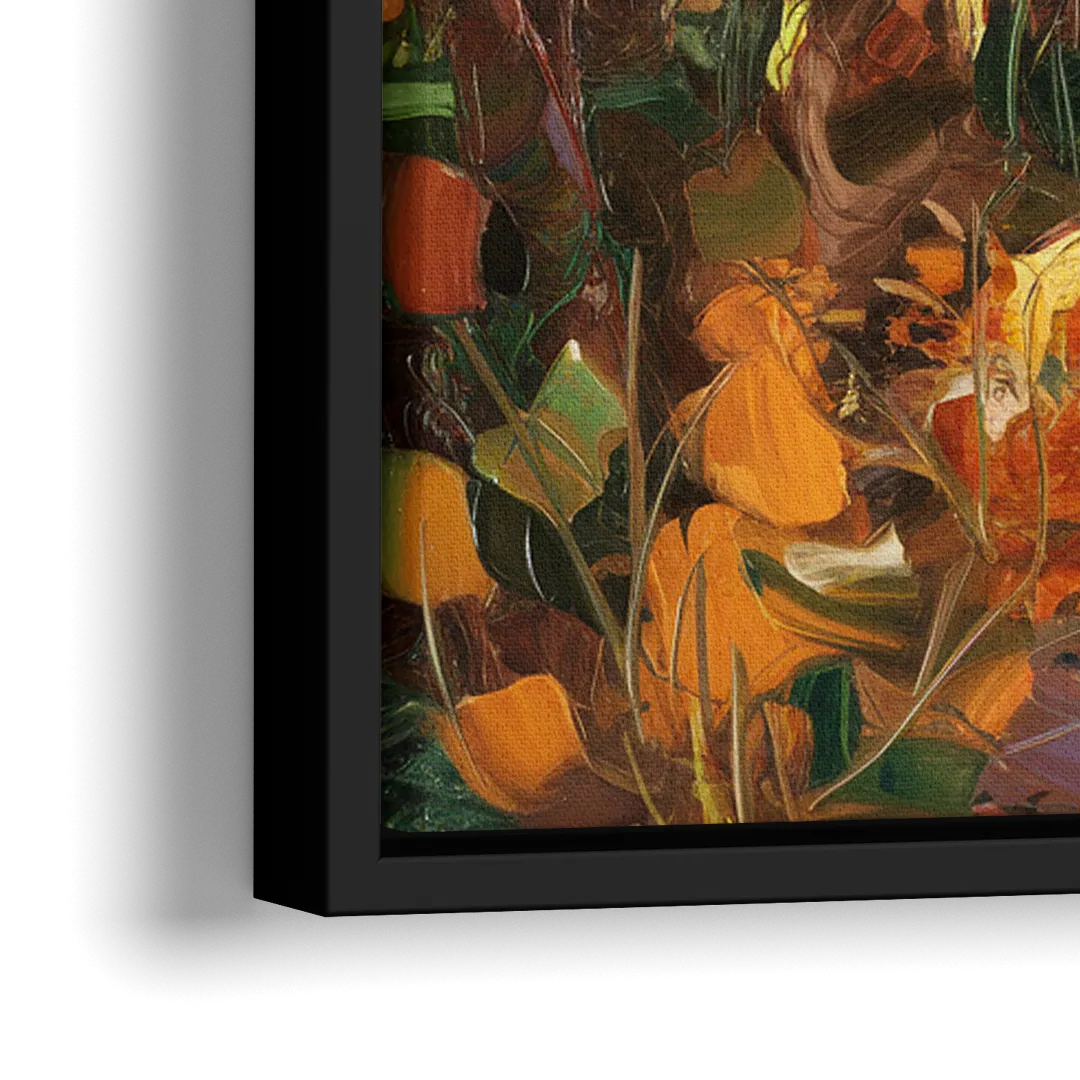 Irvine Nature Trails - Close-Up Black Frame Canvas