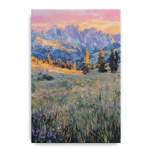 Bozeman Bridger Range - Canvas Wall Art