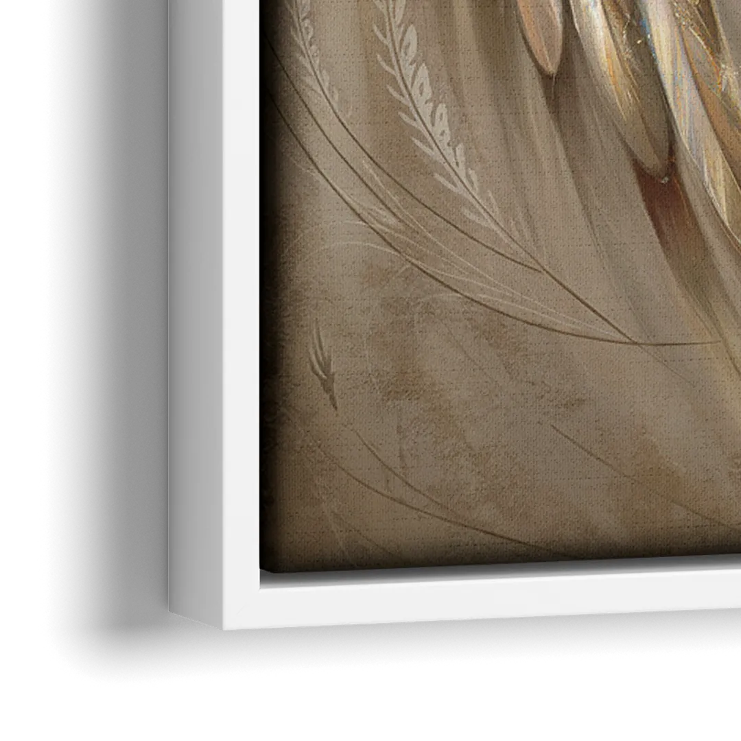Nashville Wings Mural Tribute - Close-Up White Frame Canvas
