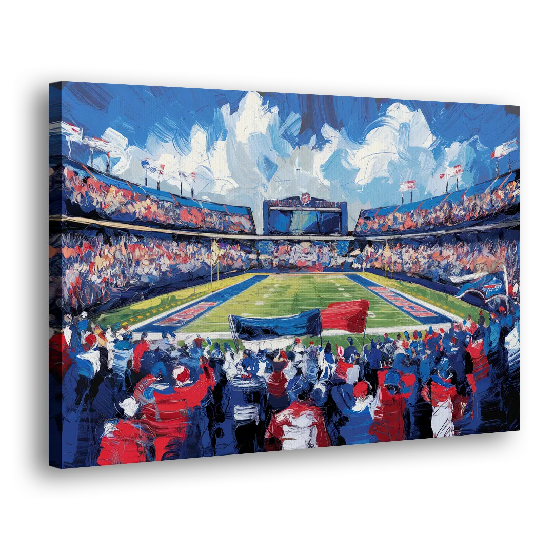 Buffalo Bills Stadium Energy - Canvas Print Art Sides