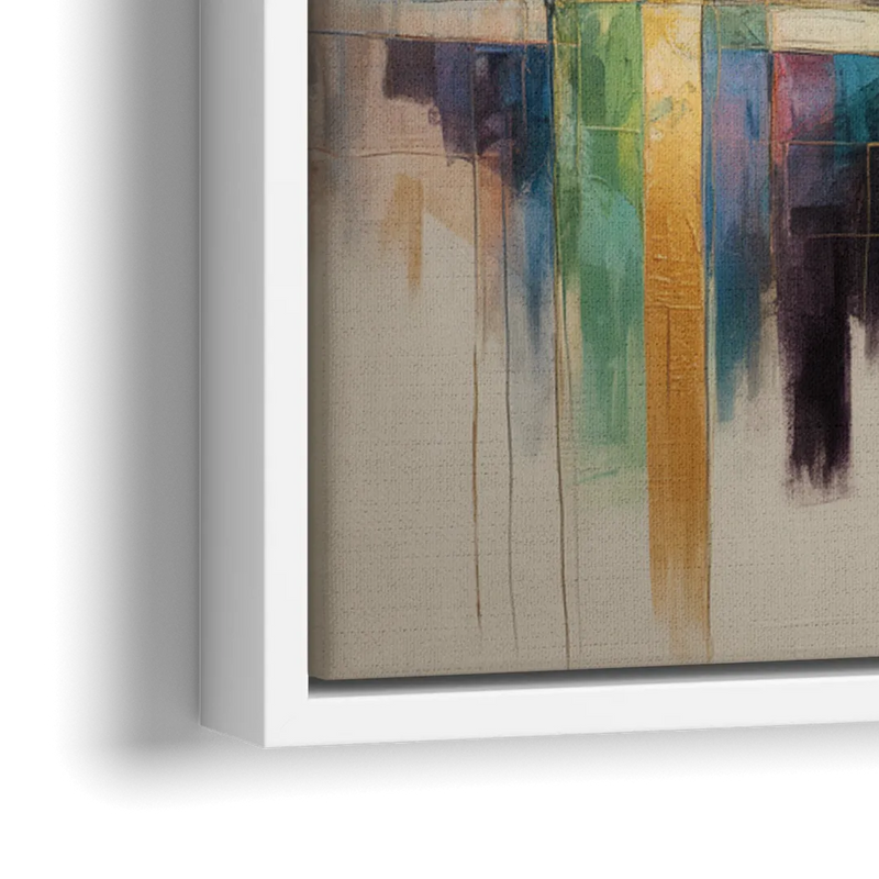 Saint Josephs Oratory - Close-Up White Frame Canvas