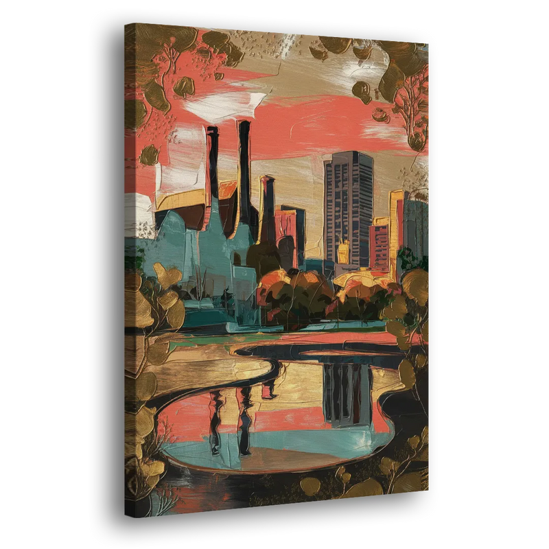 Birmingham Historic Landmarks - Canvas Print Art Sides