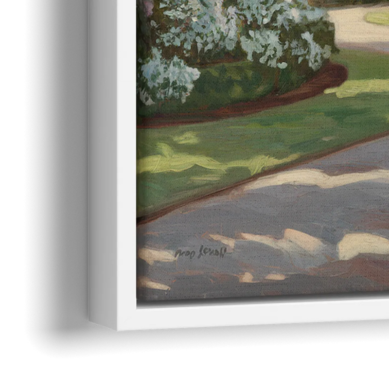 Augusta Timeless Southern Beauty - Close-Up White Frame Canvas