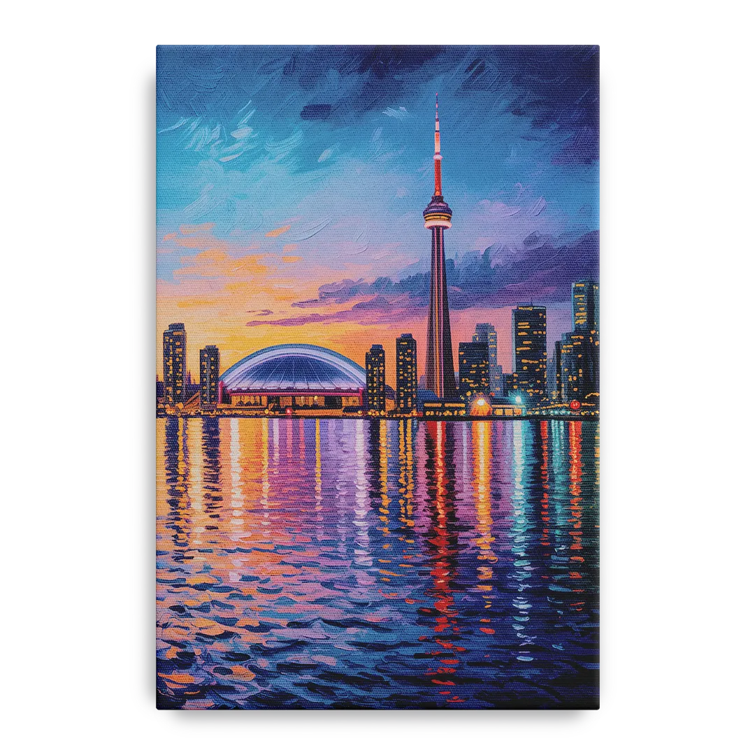 Polson Pier Toronto View - Canvas Wall Art