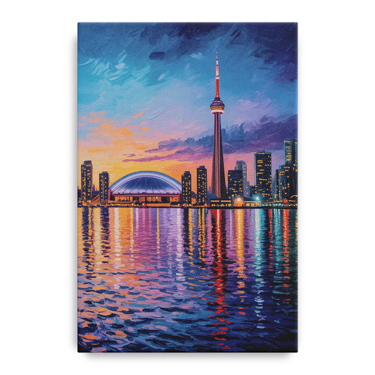 Polson Pier Toronto View - Canvas Wall Art