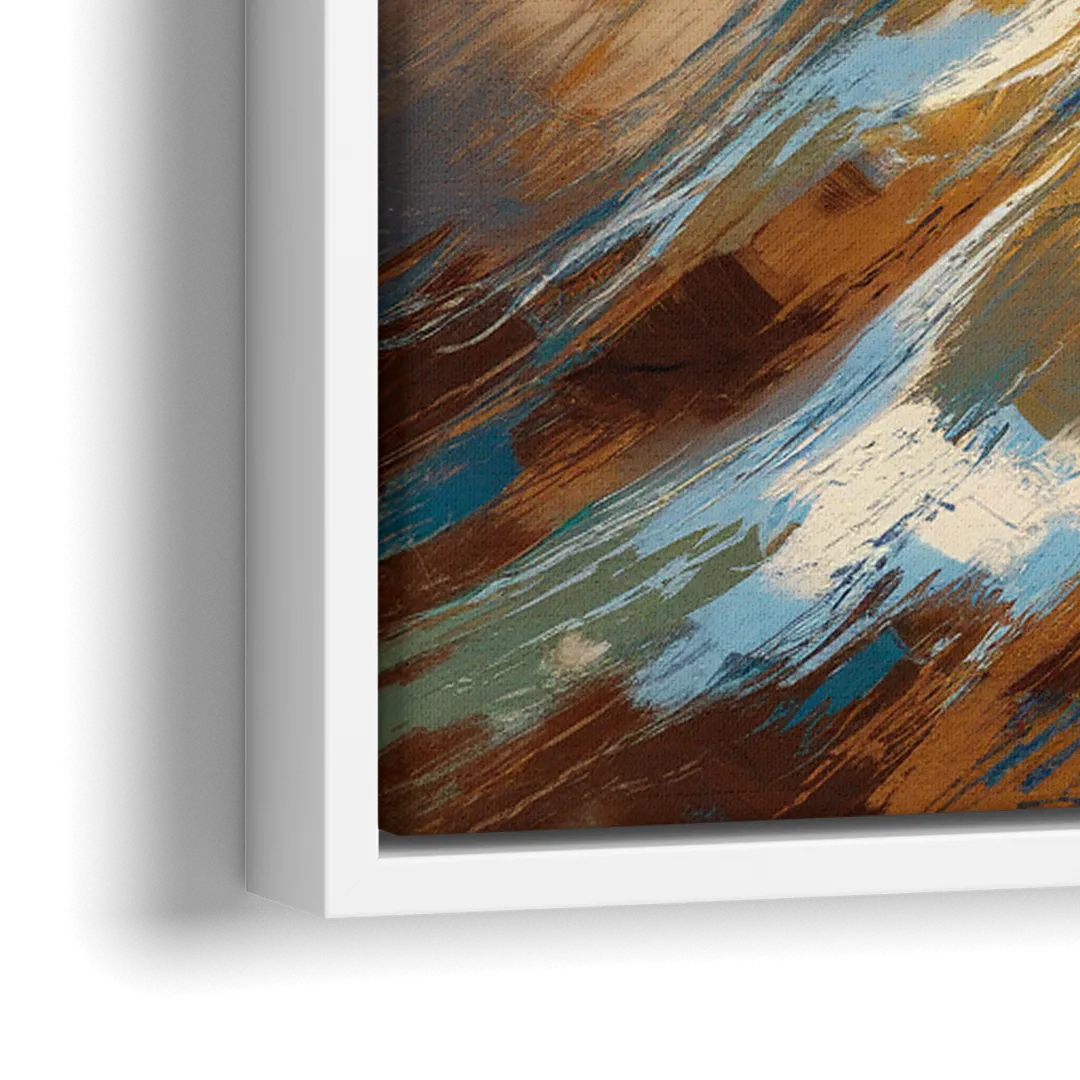 Camden Historic Waterfront - Close-Up White Frame Canvas