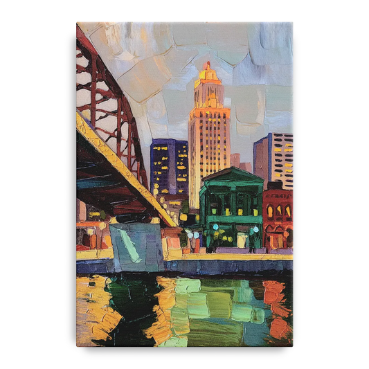 Omaha Historic Landmarks - Canvas Wall Art