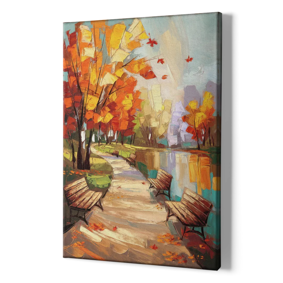 Park City Autumn Colors - Canvas Print Art Sides