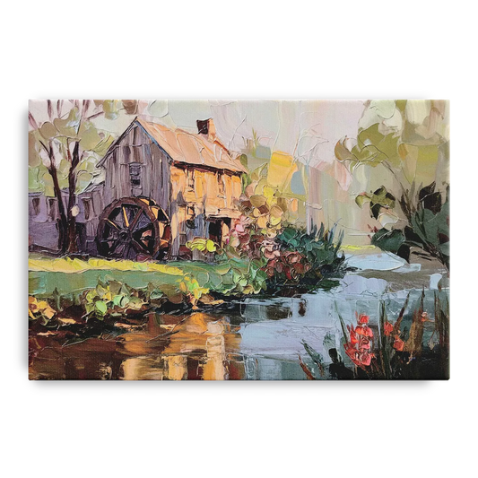 Rochester Flour Mill History - Canvas Wall Art