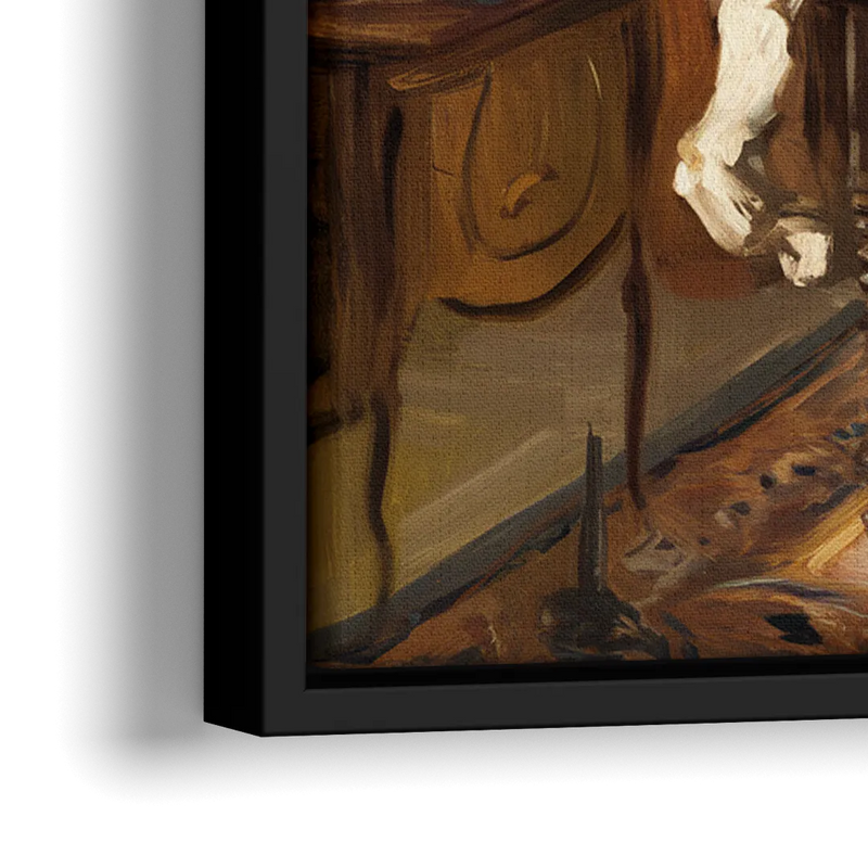 Franklin Historic Charm - Close-Up Black Frame Canvas