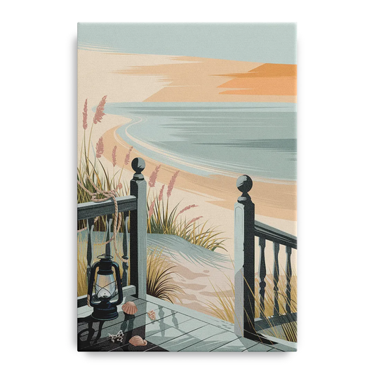 Seaside Nautical Charm - Canvas Wall Art