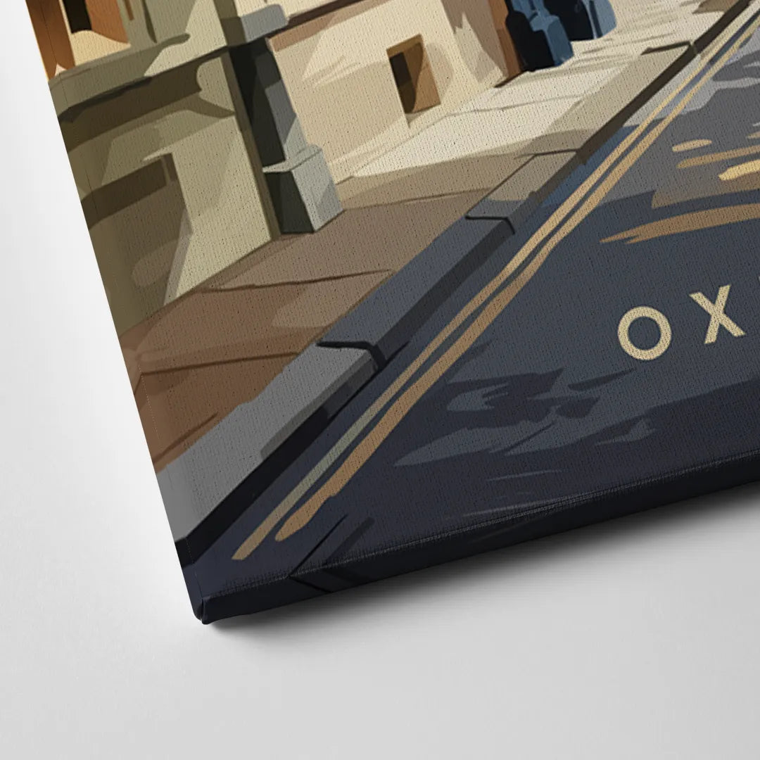 Oxford Historic Streets Canvas Close Up