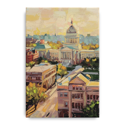 Madison Historic Architecture - Canvas Wall Art