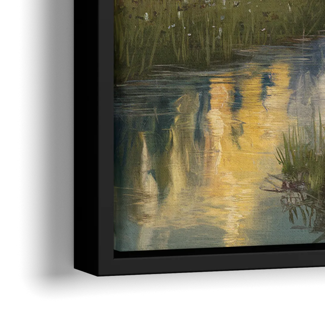 Boise Scenic Outdoors - Close-Up Black Frame Canvas