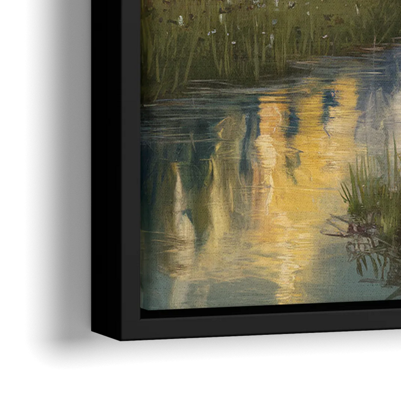 Boise Scenic Outdoors - Close-Up Black Frame Canvas