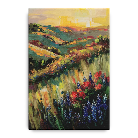 Austin Texas Hill Country Landscape - Canvas Wall Art