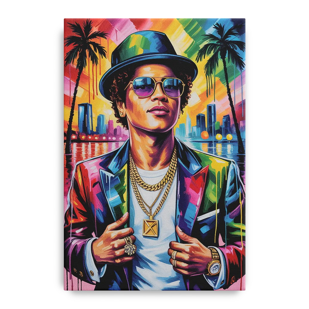 24K Groove 2.0 - Canvas Wall Art